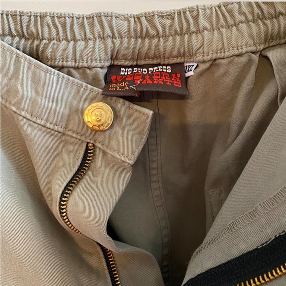SOLD Big Bud Press western pants khaki - Picture 3 of 6